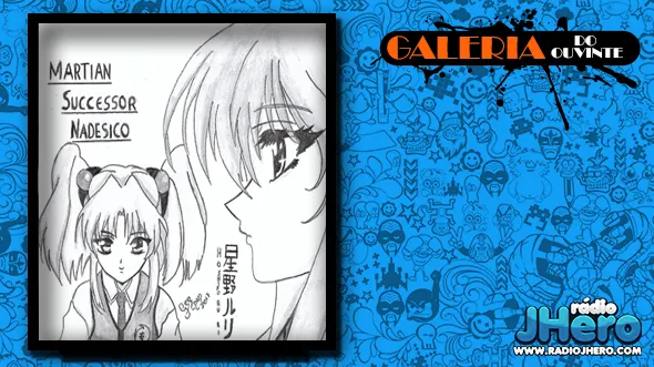 É uma personagem muito inteligente e cativante, desenhei ela por ser ao mesmo tempo uma personagem enigmática.